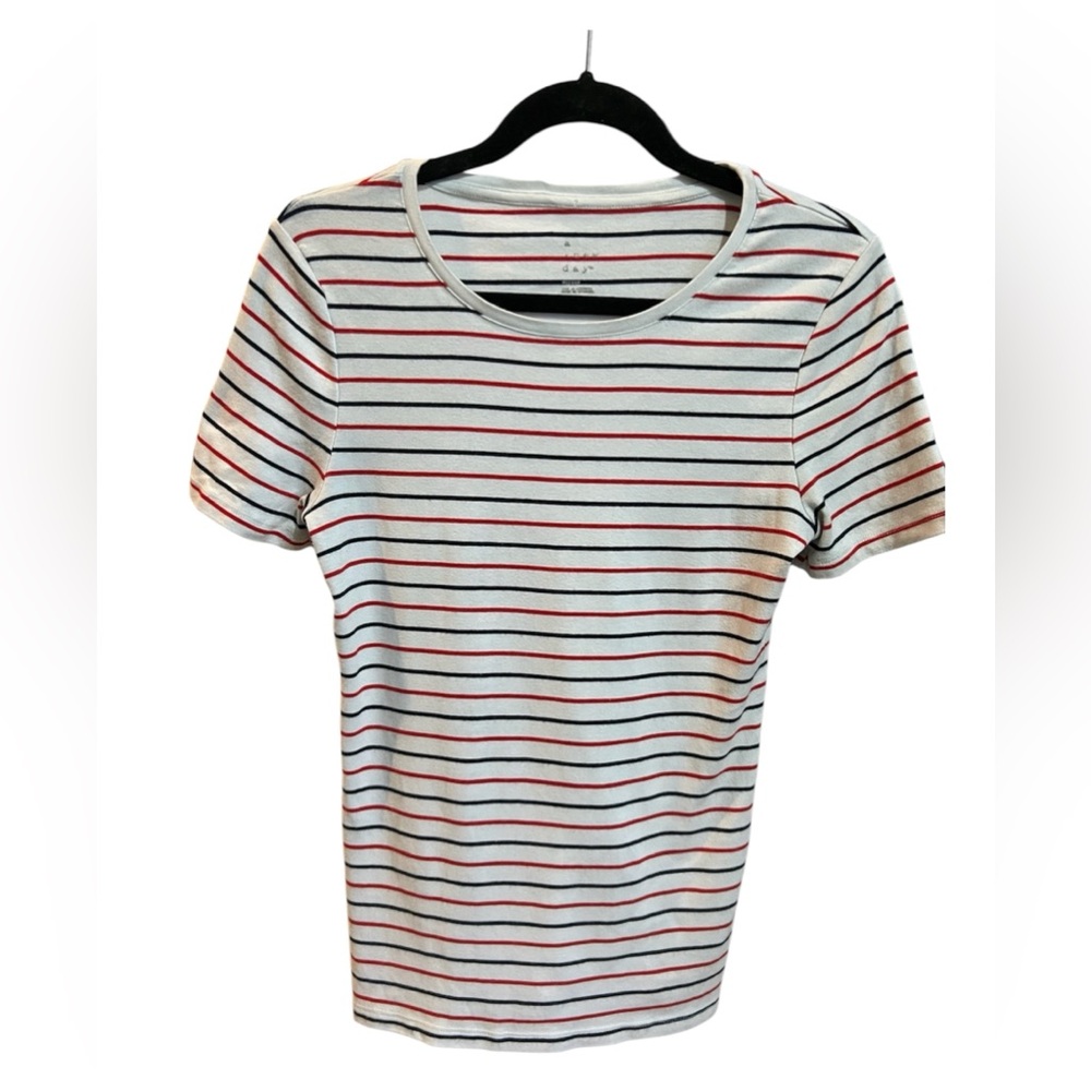 T-Shirt with red white and blue stripes